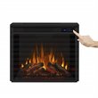 Bowery Hill Traditional Electric Steel Firebox in Black