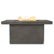 Bowery Hill Contemporary Propane Fire Pit in Glacier Gray