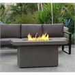 Bowery Hill Contemporary Propane Fire Pit in Glacier Gray