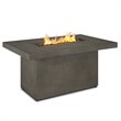 Bowery Hill Contemporary Propane Fire Pit in Glacier Gray