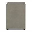 Bowery Hill Modern Steel Propane Tank Cover in Mist Gray