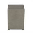 Bowery Hill Modern Steel Propane Tank Cover in Mist Gray
