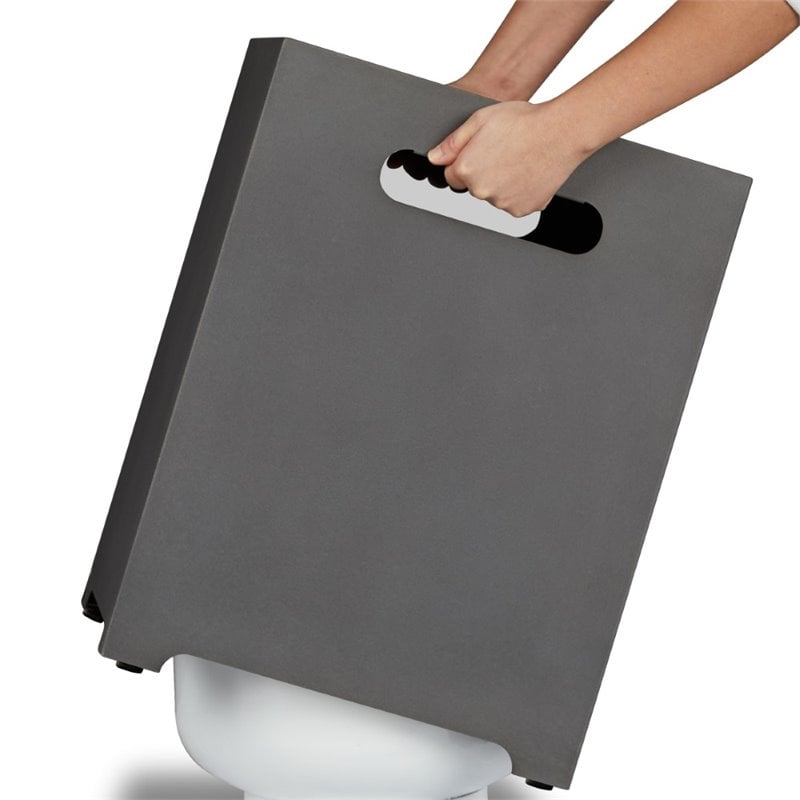 Bowery Hill Modern Propane Tank Cover in Weathered Slate