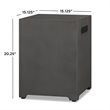 Bowery Hill Modern Propane Tank Cover in Weathered Slate