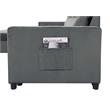 Bowery Hill Dark Gray Velvet Reversible Sleeper Sectional with Storage