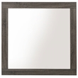 Bowery Hill Contemporary Mirror in Rustic Gray Oak