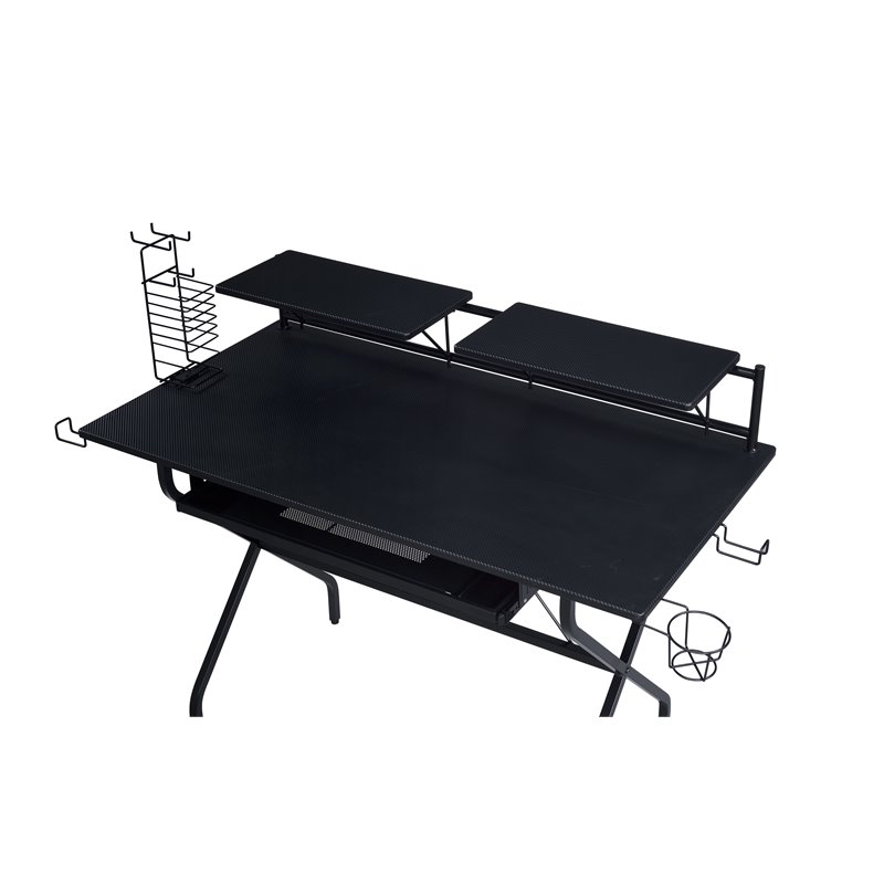 Bowery Hill Contemporary Computer Desk in Black
