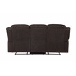 Bowery Hill Contemporary Sofa in Brown Chenille