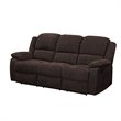 Bowery Hill Contemporary Sofa in Brown Chenille