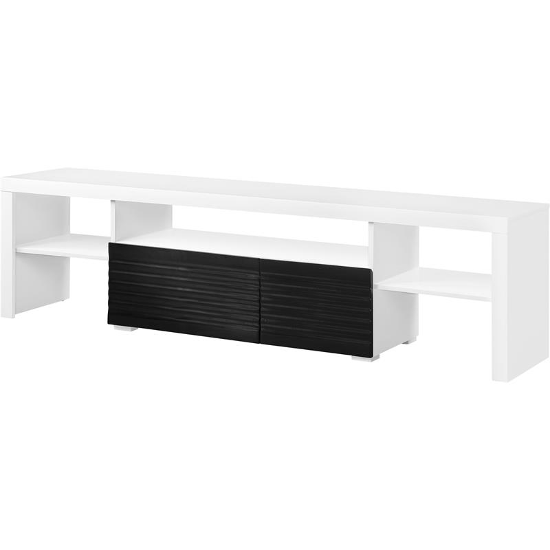 Bowery Hill Contemporary Wood TV Stand for TVs up to 75