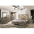 Bowery Hill Contemporary Nightstand in Dark Champagne