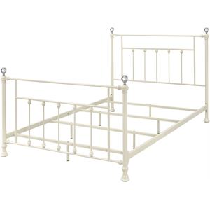 Bowery Hill Modern Full Bed in White Finish
