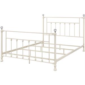 Bowery Hill Modern Queen Bed in White Finish