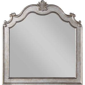 bowery hill traditional mirror in antique champagne