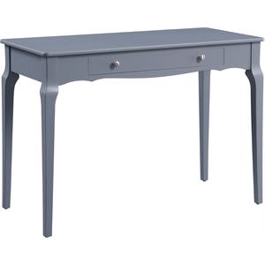 bowery hill contemporary wood console table in gray finish