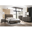 Bowery Hill Contemporary Dresser in Faux Marble and Contemporary Gray Oak