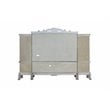Bowery Hill Modern Entertainment Center in Vintage Bone White