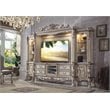 Bowery Hill Modern Entertainment Center in Vintage Bone White
