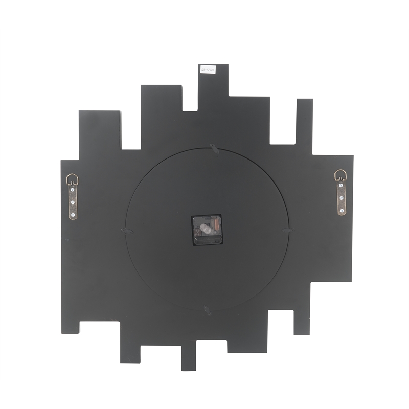 Bowery Hill Contemporary Wall Clock in Mirrored & Faux Diamonds