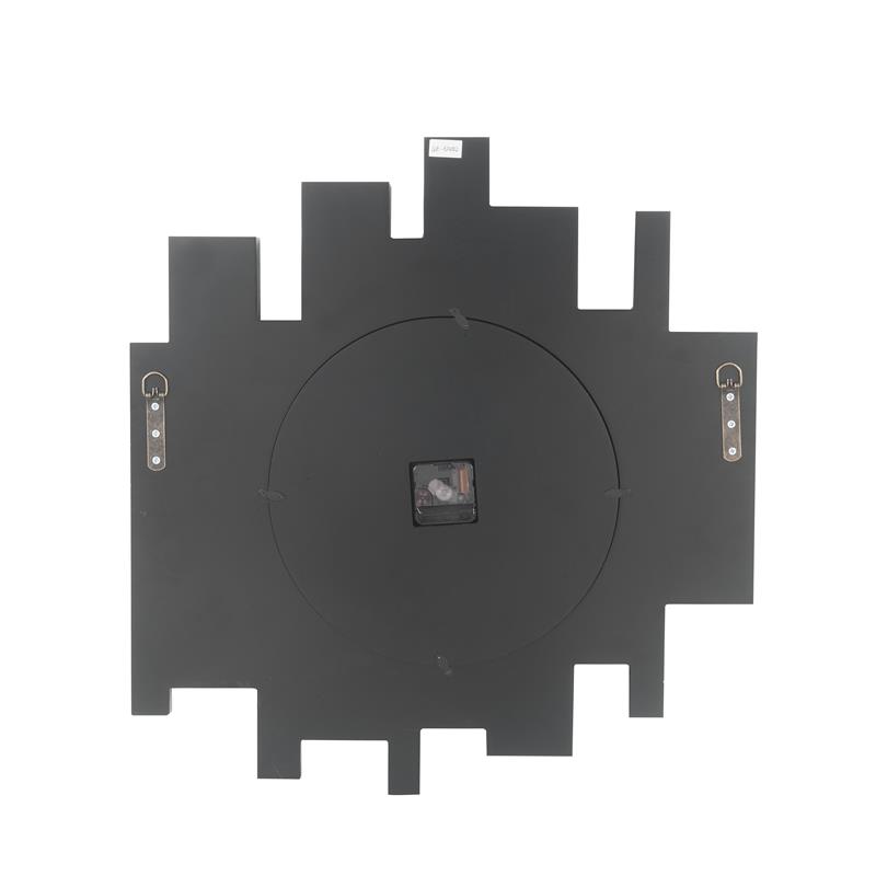 Bowery Hill Contemporary Wall Clock in Mirrored & Faux Diamonds