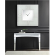 Bowery Hill Contemporary Wall Clock in Mirrored & Faux Diamonds