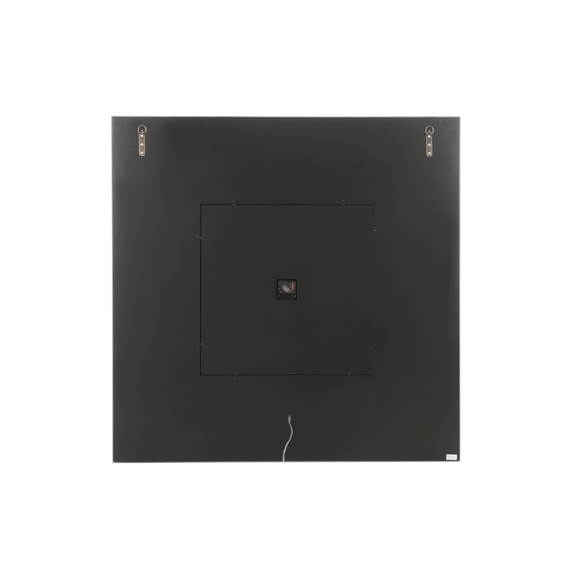 Bowery Hill Contemporary Wall Clock in Mirrored & Faux Diamonds