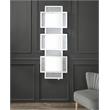 Bowery Hill Contemporary Wall Decor in Mirrored & Faux Diamonds