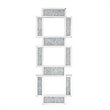 Bowery Hill Contemporary Wall Decor in Mirrored & Faux Diamonds