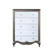 Bowery Hill Traditional Chest in Antique Champagne Silver Finish