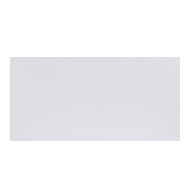 Bowery Hill Contemporary Coffee Table in White High Gloss & Chrome