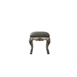 Bowery Hill Contemporary Vanity Stool in Vintage Bone White and PU