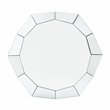 Bowery Hill Traditional Coffee Table in Mirrored and Faux Diamonds