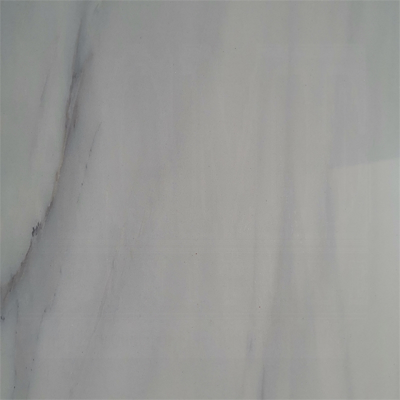 Bowery Hill Counter Height Table in White Marble and Weathered Espresso