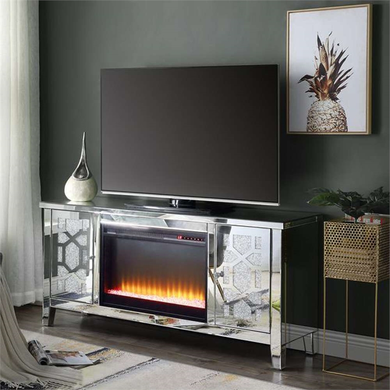 Bowery Hill TV Stand with Fireplace For TVs Upto 60
