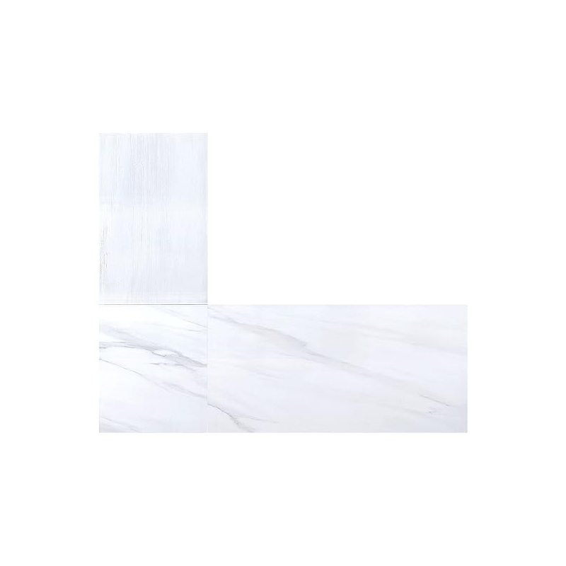 Bowery Hill Modern Writing Desk with Lift Top in Marble Top & Rustic Oak Finish