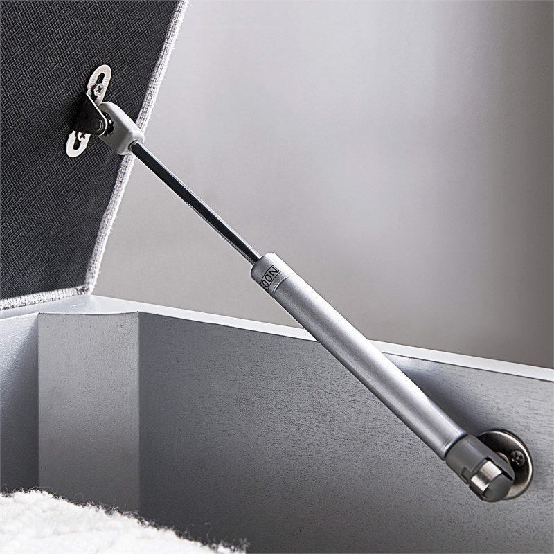 Bowery Hill Contemporary Linen Fabric Upholstered X-Base Bedroom Bench