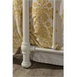 Bowery Hill Queen Metal Spindle Panel Bed in White