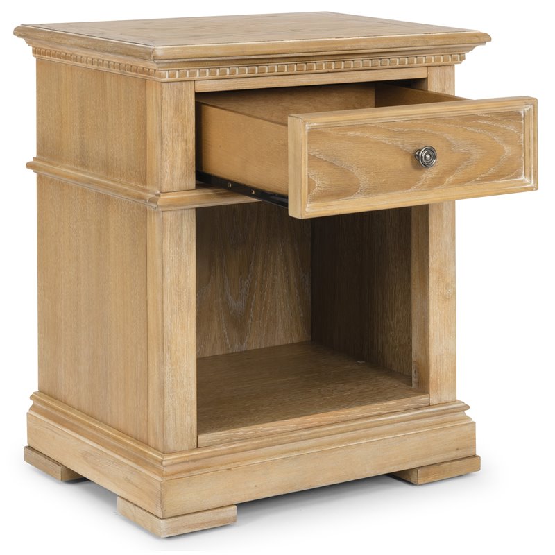 Bowery Hill Traditional Brown Wood Night Stand