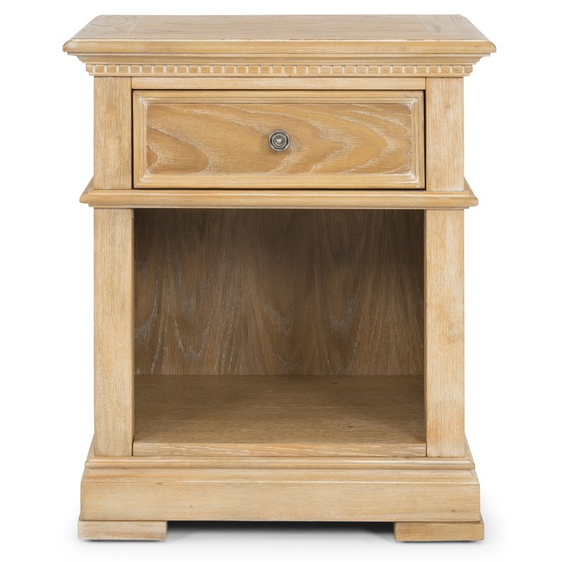 Bowery Hill Traditional Brown Wood Night Stand