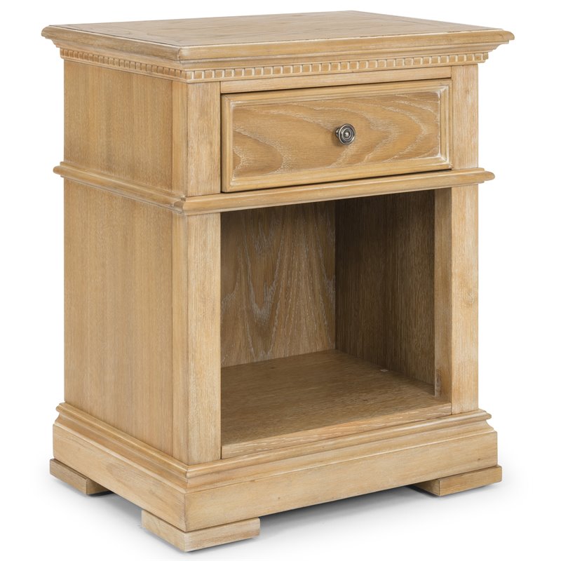 Bowery Hill Traditional Brown Wood Night Stand