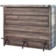 Bowery Hill Wood Aged Oak Bar Unit Rectangular 51