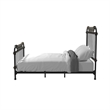 Bowery Hill Farmhouse Metal Full Spindle Bed in Antique Black