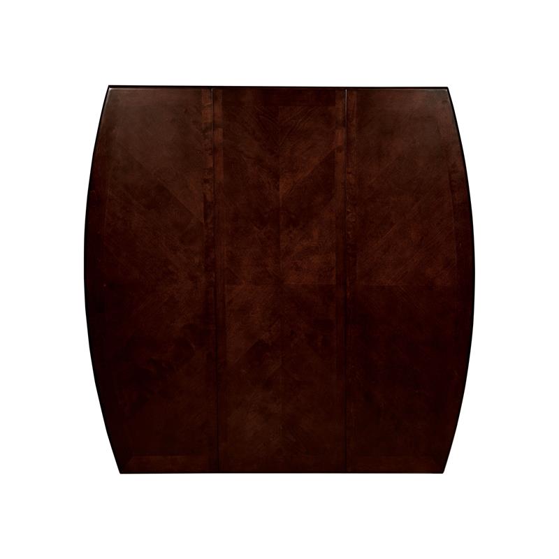 Bowery Hill Transitional Wood Expandable Counter Dining Table in Espresso