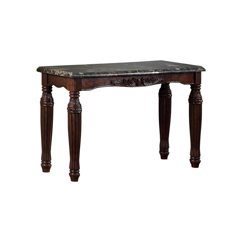 Bowery Hill Traditional Wood 4-Piece Coffee Table Set in Espresso