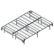 Bowery Hill Transitional Metal Queen Bed Frame in Silver