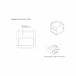 Bowery Hill Modern Wood Storage End Table in Black