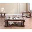 Bowery Hill Traditional Wood Open Shelf End Table in Dark Oak