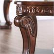 Bowery Hill Traditional Wood Open Shelf End Table in Dark Oak