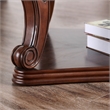 Bowery Hill Traditional Wood Open Shelf End Table in Dark Oak