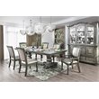 Bowery Hill Wood Extendable Dining Table in Gray